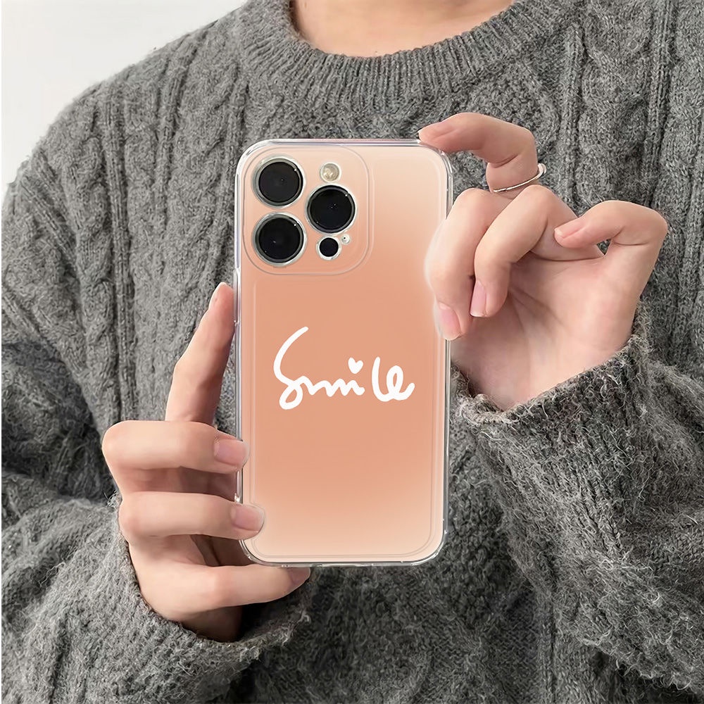 ✅Ốp Điện Thoại Mềm Chống Sốc Màu Hồng Cho Iphone 126In 14Pro max 13 11 78 E1V9