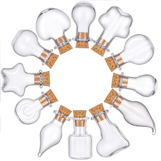  1 Lọ Điều Ước Mini Bằng Thủy Tinh Trong Suốt Có Nút Bần