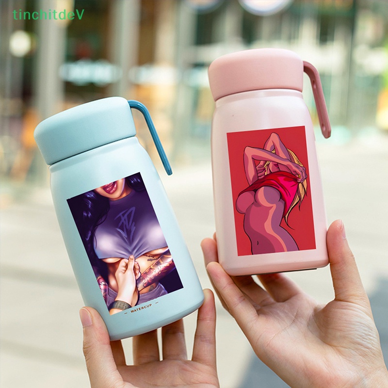 [TinchitdeV] Set 50 Miếng Dán Hình Cô Gái Anime Phương Tây Trang Trí Sổ Tay / Laptop / Ipad DIY