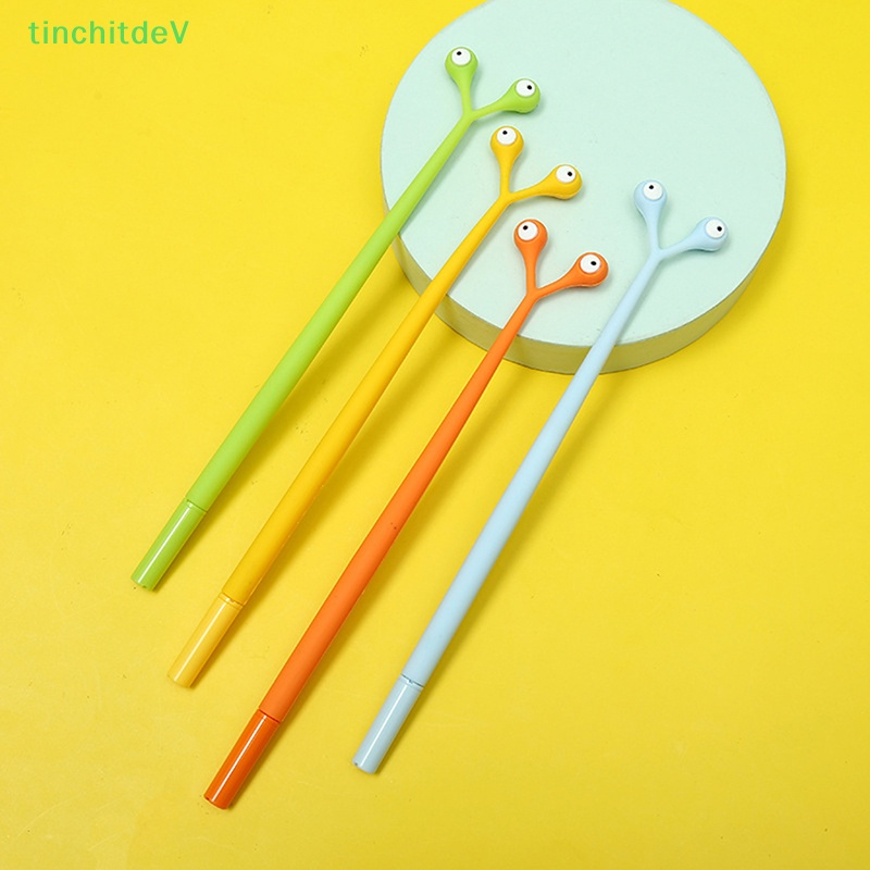 1 Cây Bút Mực Gel Ngòi Bút 0.5mm In Hình Người Ngoài Hành Tinh Dễ Thương Màu Sắc Ngẫu Nhiên