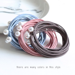 buộc tóc thun cột tóc thun buộc tóc dây thun  Dây Buộc Tóc Cao Su Phong Cách Mori Hàn Quốc Dễ Thương Cho Nữ