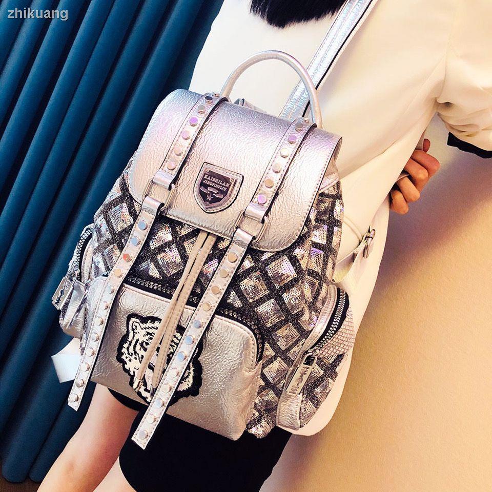 Ba Lô Đính Đinh Tán Họa Tiết Thêu Thời Trang Mới 2023 Cho Nữ