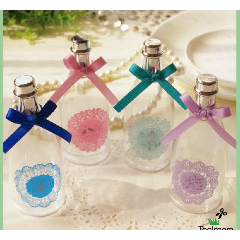 Bộ 12 Lọ Đựng Kẹo Trong Suốt Dùng Cho Tiệc Tùng / Nhà Tắm
