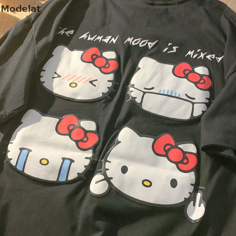 Áo Thun Nữ Tay Ngắn Dáng Rộng Y2k Phong Cách Đường Phố