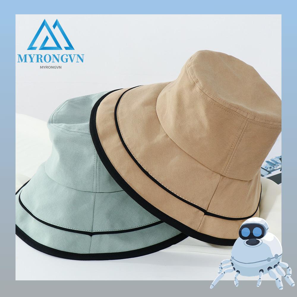 Nón Tai Bèo Vành Rộng Chống Tia UV / Gió Có Thể Gập Lại Thời Trang Xuân Hè