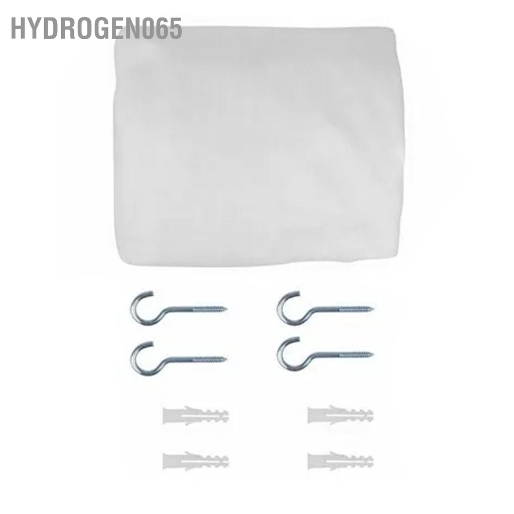 Hydrogen065 Tán giường vuông Polyester Bảo vệ hiệu quả 4 góc bền cho nhà trắng