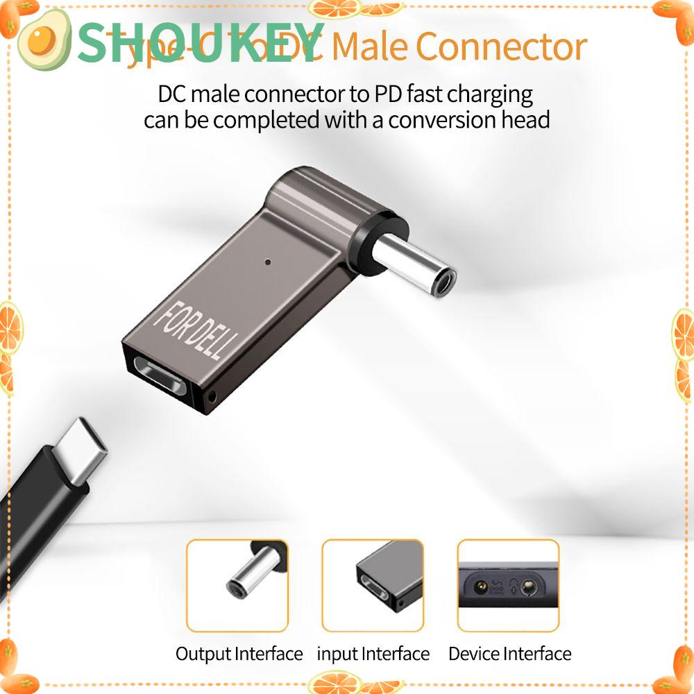 Bộ Chuyển Đổi Nguồn SHOUKEY 100W 5A PD Bằng Hợp Kim Kẽm Cho Lenovo / Dell / HP / ASUS Laptop