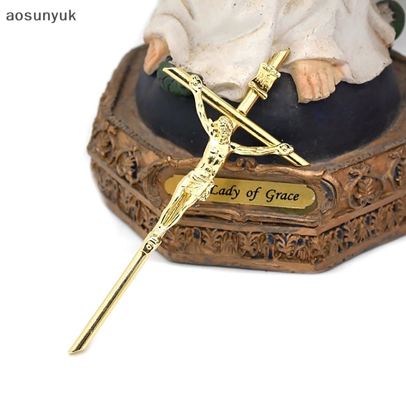 Phụ Kiện Trang Trí Tường Cầm Tay Bằng Kim Loại Màu Vàng Đồng 5.8 * 12cm Làm Quà Tặng Cho Bà
