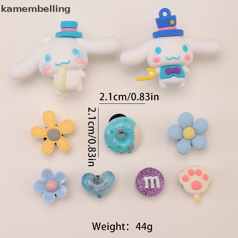 Set 9 Phụ Kiện Trang Trí Giày Hình Hoạt Hình Dễ Thương DIY