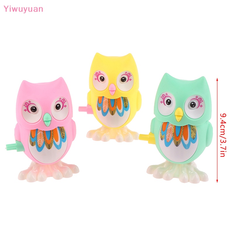 < Yiwuyuan > Đồ Chơi Lên Dây Cót Hình Chim Cú Hoạt Họa Đáng Yêu Cho Bé