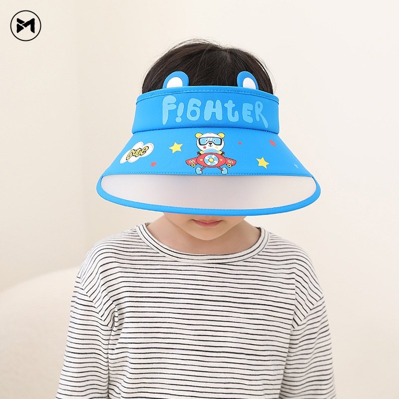 Mũ Chống Nắng Họa Tiết Hoạt Hình Xinh Xắn Theo Phong Cách 2023 Dành Cho Bé (4-10 Tuổi)