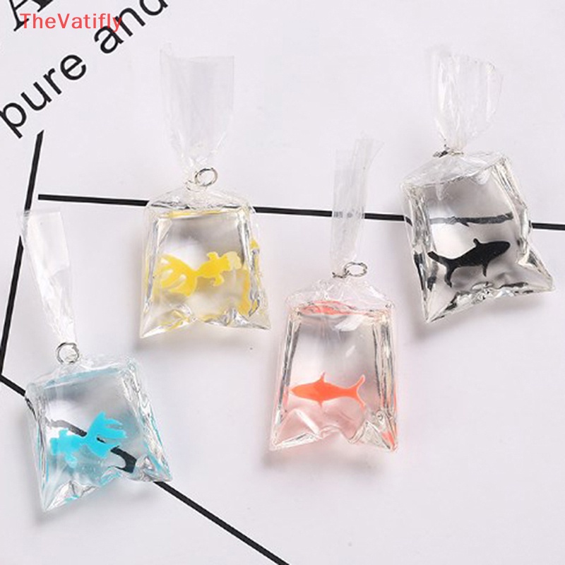 [Thevalifly] Bộ Khuôn Làm Trang Sức Bằng Nhựa Resin Hình Cá Vàng / Lá Sen Cỡ Nhỏ DIY HOT