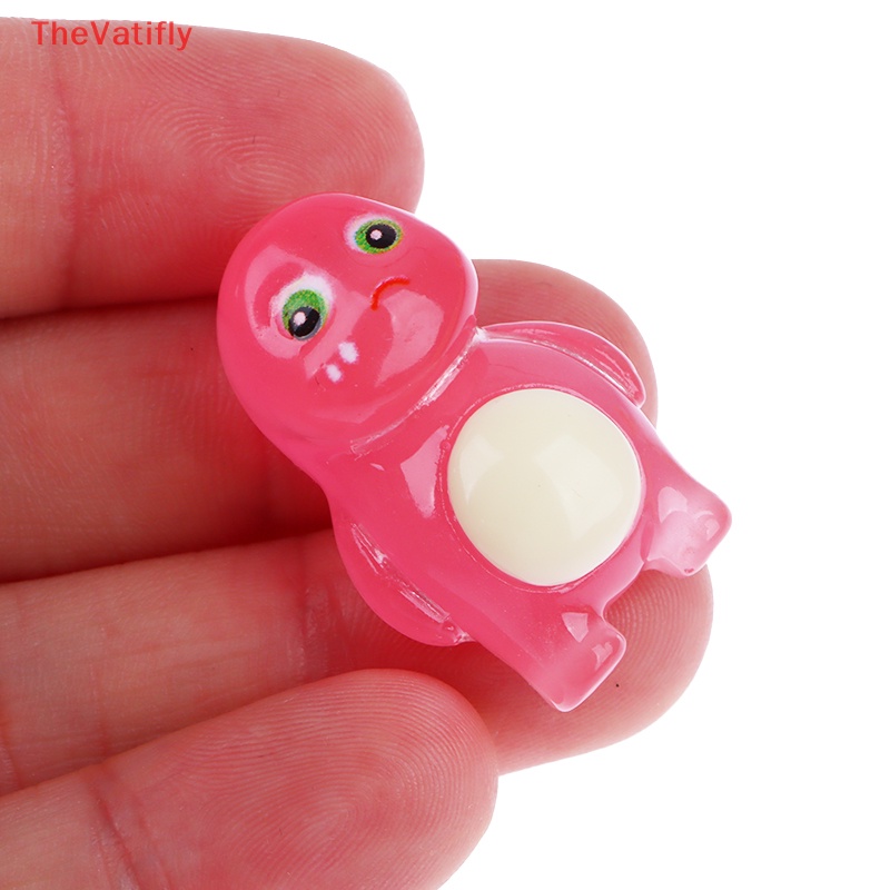 [Thevalifly] Set 7 Mặt Dây Chuyền Hình Khủng Long Bằng Nhựa Resin Phát Sáng Đáng Yêu Thời Trang