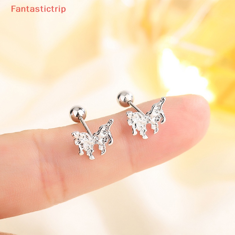 1 Đôi Bông Tai Hình Bướm Xoắn Ốc Thời Trang Dành Cho Nữ