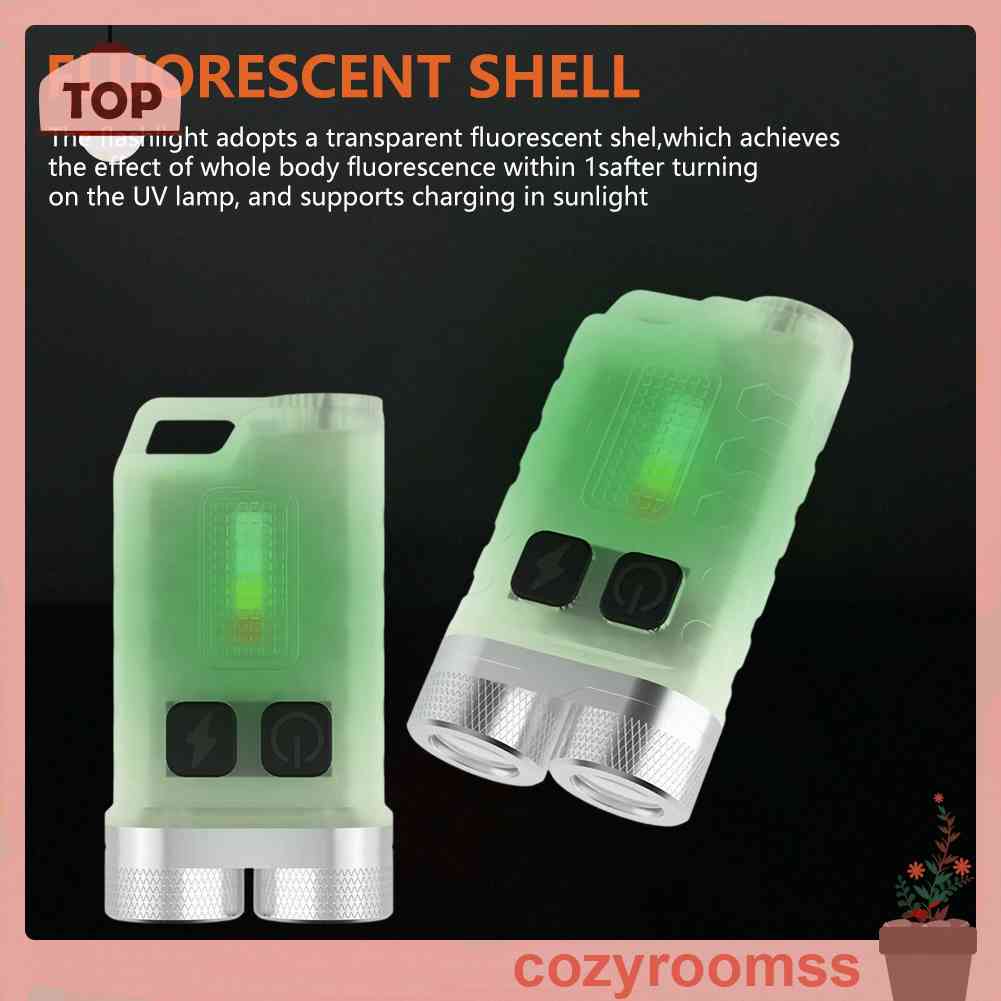 Móc Khóa Đèn Pin Mini Độ Sáng Cao 900LM