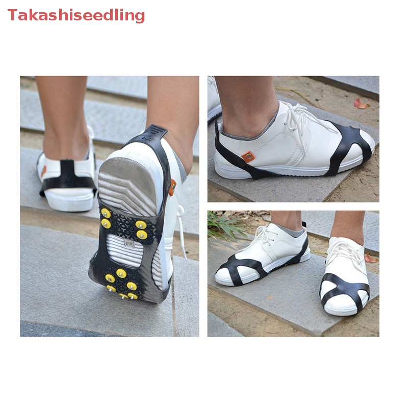 (Takashiseedling) 10 Đinh Tán Gắn Đế Giày Chống Trượt Dùng Đi Trên Tuyết Mùa Đông