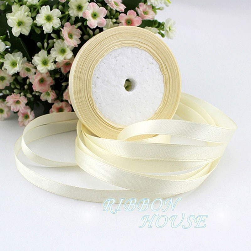 Cuộn ruy băng 25 yard 10mm dùng gói quà trang trí tiệc cưới giáng sinh