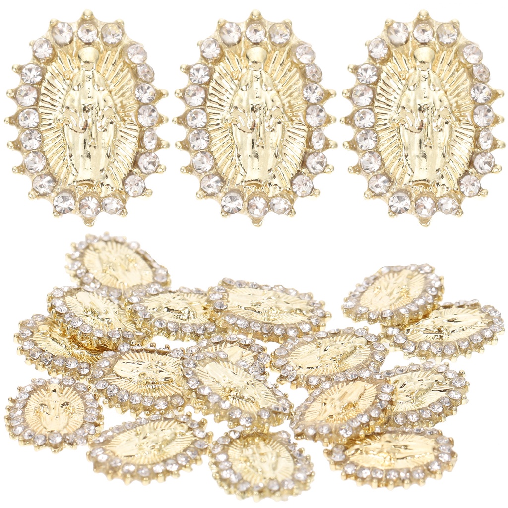 Bộ 20 HạT ĐíNh Trang Trí MóNg 1.1x0.9cm