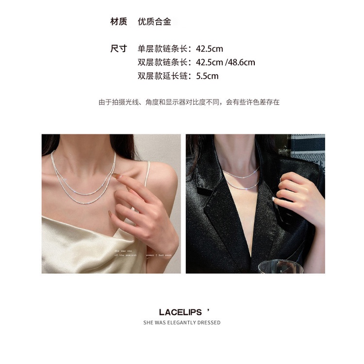 Vòng Cổ Lấp Lánh Phong Cách Mới Mùa Hè Sang Trọng Hợp Thời Trang Cho Nữ Giới