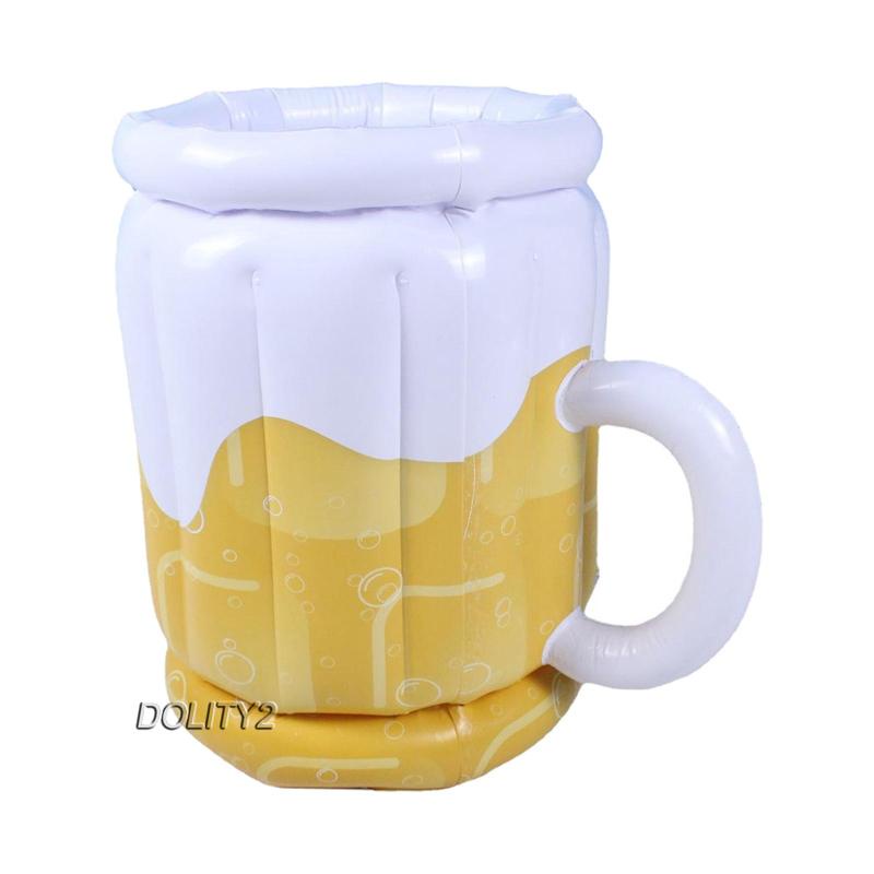 Giá Đỡ Cốc Uống Bia Bơm Hơi Phong Cách Hawaiian Tiện Dụng Cho Tiệc BBQ 2