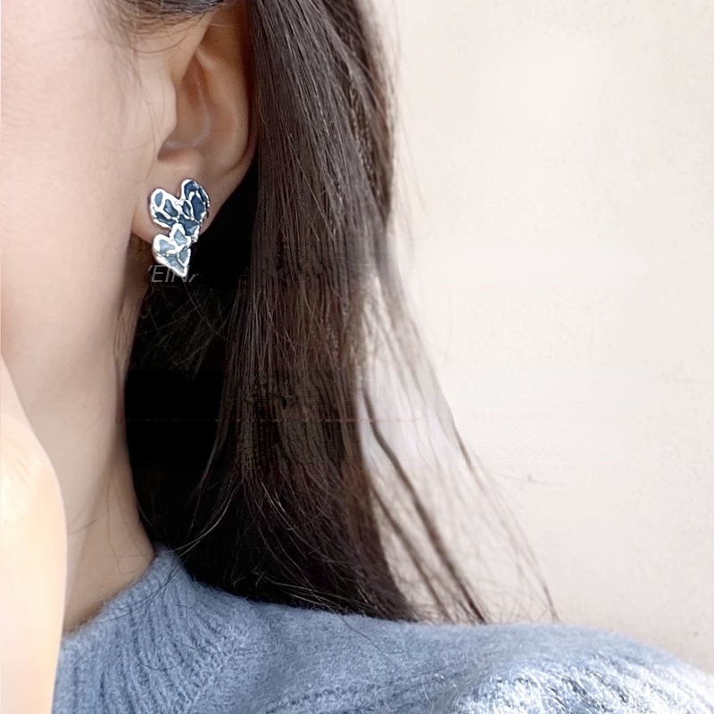 Bông Tai Hình Trái Tim Màu Sắc Thời Trang Dành Cho Nữ