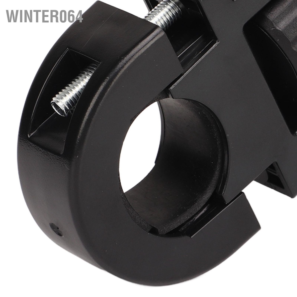 Winter064 Giá gắn điện thoại trên xe máy Kẹp tay lái có miếng đệm silicone lắp đặt nhanh cho di động 4 7‑6 7in