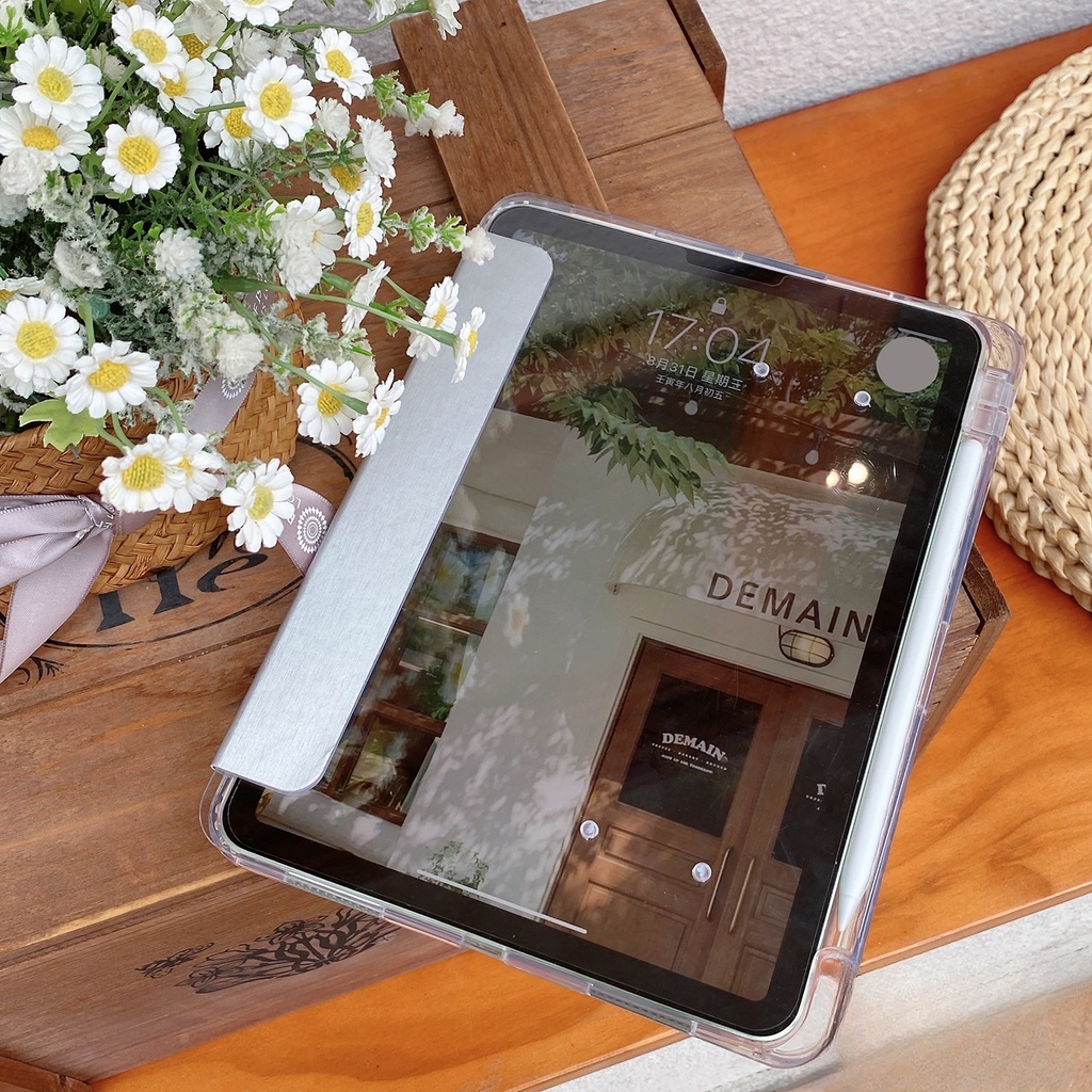 Ốp Máy Tính Bảng Trong Suốt Bảo Vệ 360 Độ Cho iPad Pro 12.9 M2 2023 iPad Pro 11 2018 2020 2021 2022 10th 9th 8th 7th Gen