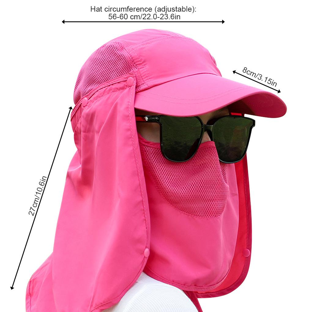 Mũ Lưỡi Trai Chống Nắng / Bụi Có Thể Gấp Gọn Tiện Dụng Khi Đi Câu Cá / Cắm Trại