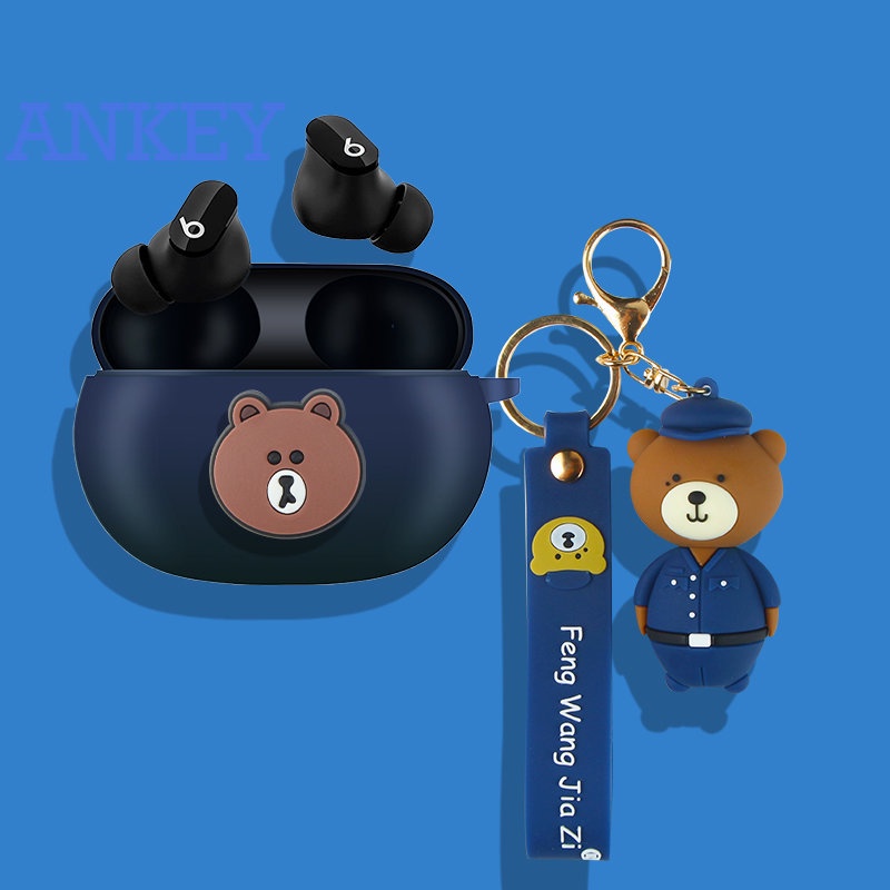 For Beats Studio Buds+ Case Protective Buds + Cute Cartoon Cover Bluetooth Earphone Shell Accessories TWS Headphone Portable