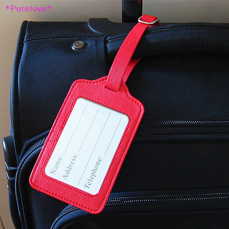 Thẻ Đeo Hành Lý Bằng Da Pu Tiện Dụng Khi Đi Du Lịch Mới