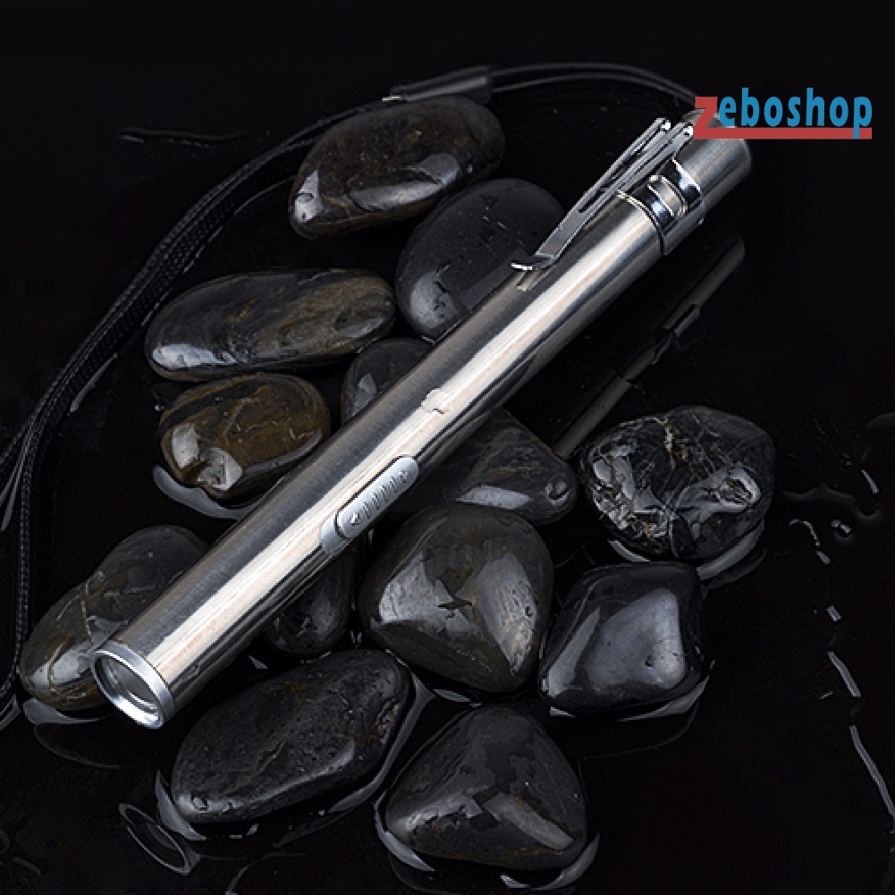 Đèn Pin LED Mini Tiết Kiệm Năng Lượng Sạc USB Hình Cây Bút Tiện Dụng