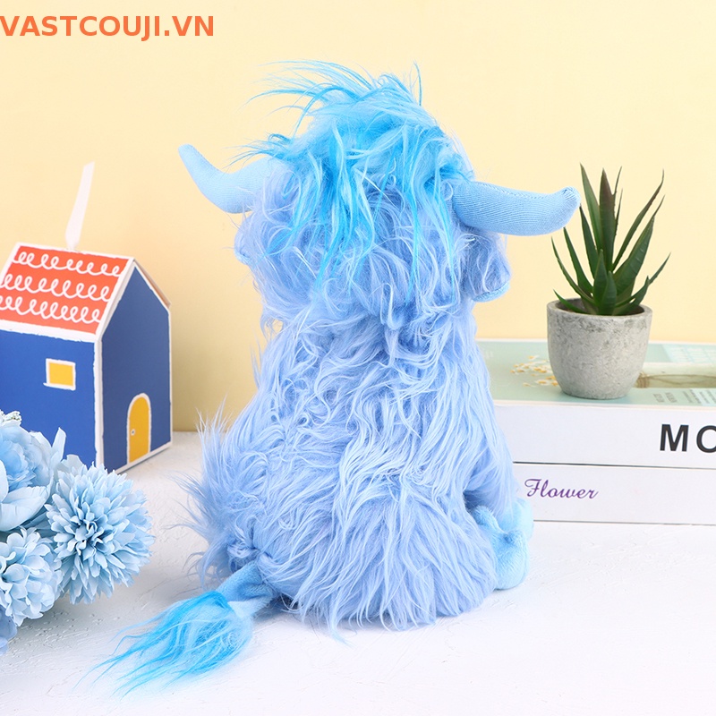 Đồ chơi nhồi bông Hình Bò Vstji Cao 25cm Mềm Mại Trang Trí Nhà Cửa