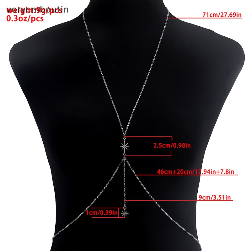 Dây Chuyền Cơ Thể Dạng Chuỗi Quyến Rũ Đơn Giản Thời Trang Mùa Hè Cho Nữ