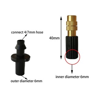 Combo 10 bộ béc phun sương đơn đồng kèm khởi thủy dùng tưới lan, cây cảnh, sân vườn
