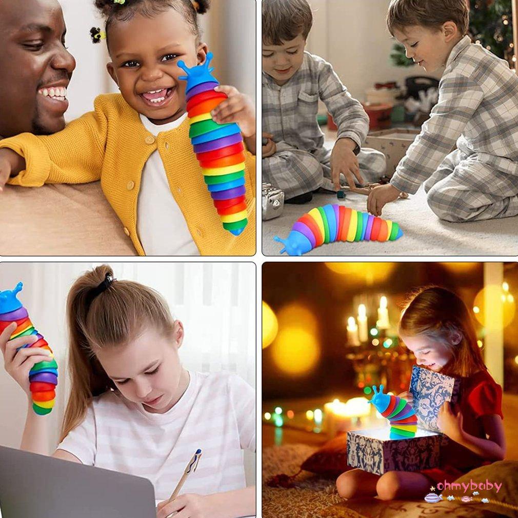 [InStock] 3D Fidget Sên Sáng Tạo Đồ Chơi Giải Tỏa Căng Thẳng Đại Dương Mô Hình Động Vật Khớp Nối Thực Tế Côn Trùng Quà Tặng Sinh Nhật Cho Trẻ Em [Z/1]