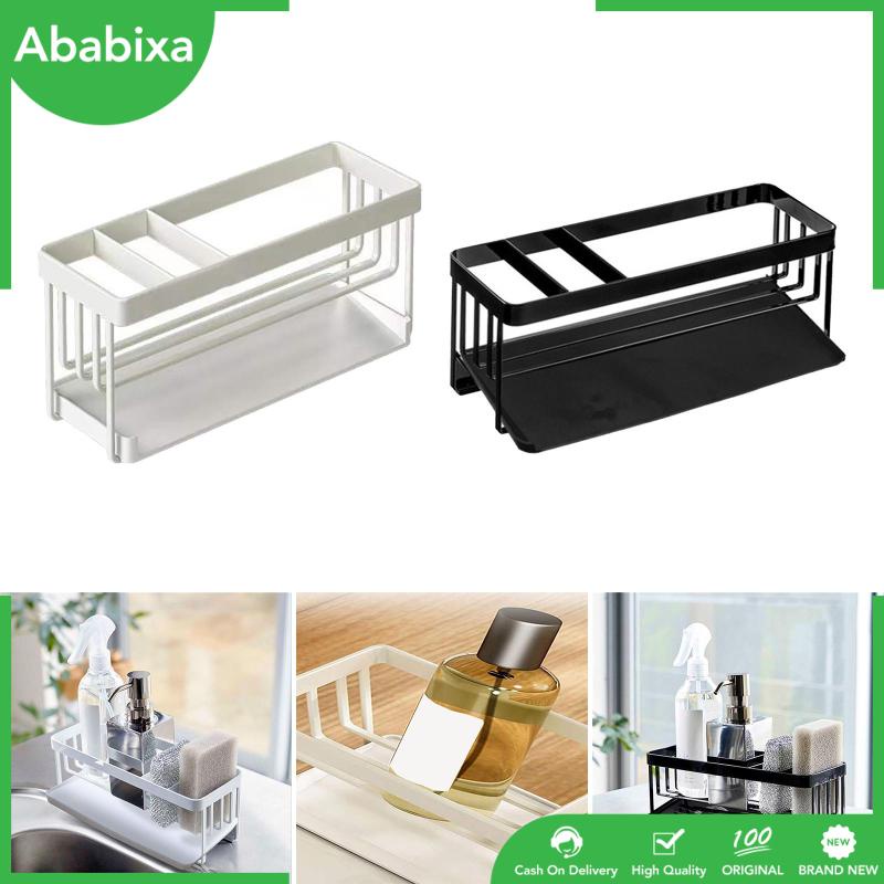 Giá Đỡ Bọt Biển / Xà Phòng Có Rãnh Thoát Nước Tiện Dụng Cho Bồn Rửa Nhà Bếp