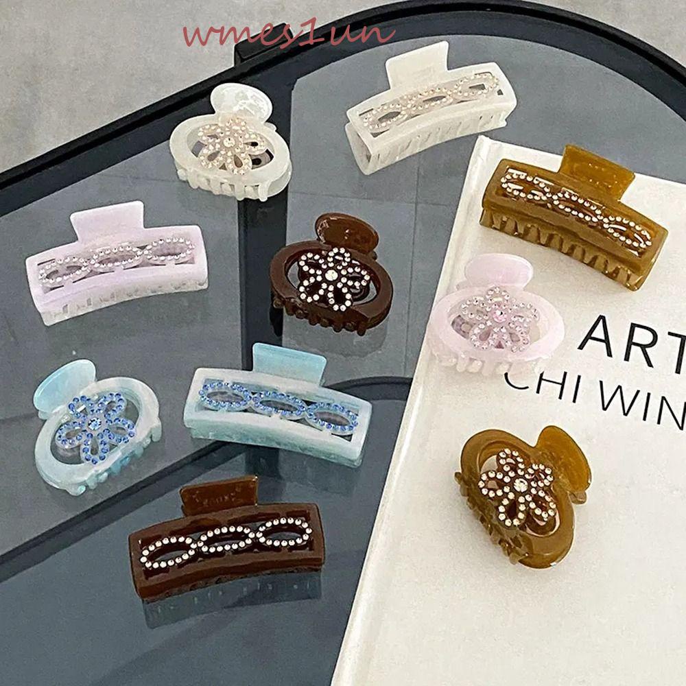 Kẹp Tóc Hình Cá Mập Rỗng Phong Cách Retro Thanh Lịch Cho Nữ WMES15H|Kẹp Tóc Tạo Kiểu Phong Cách Hàn Quốc