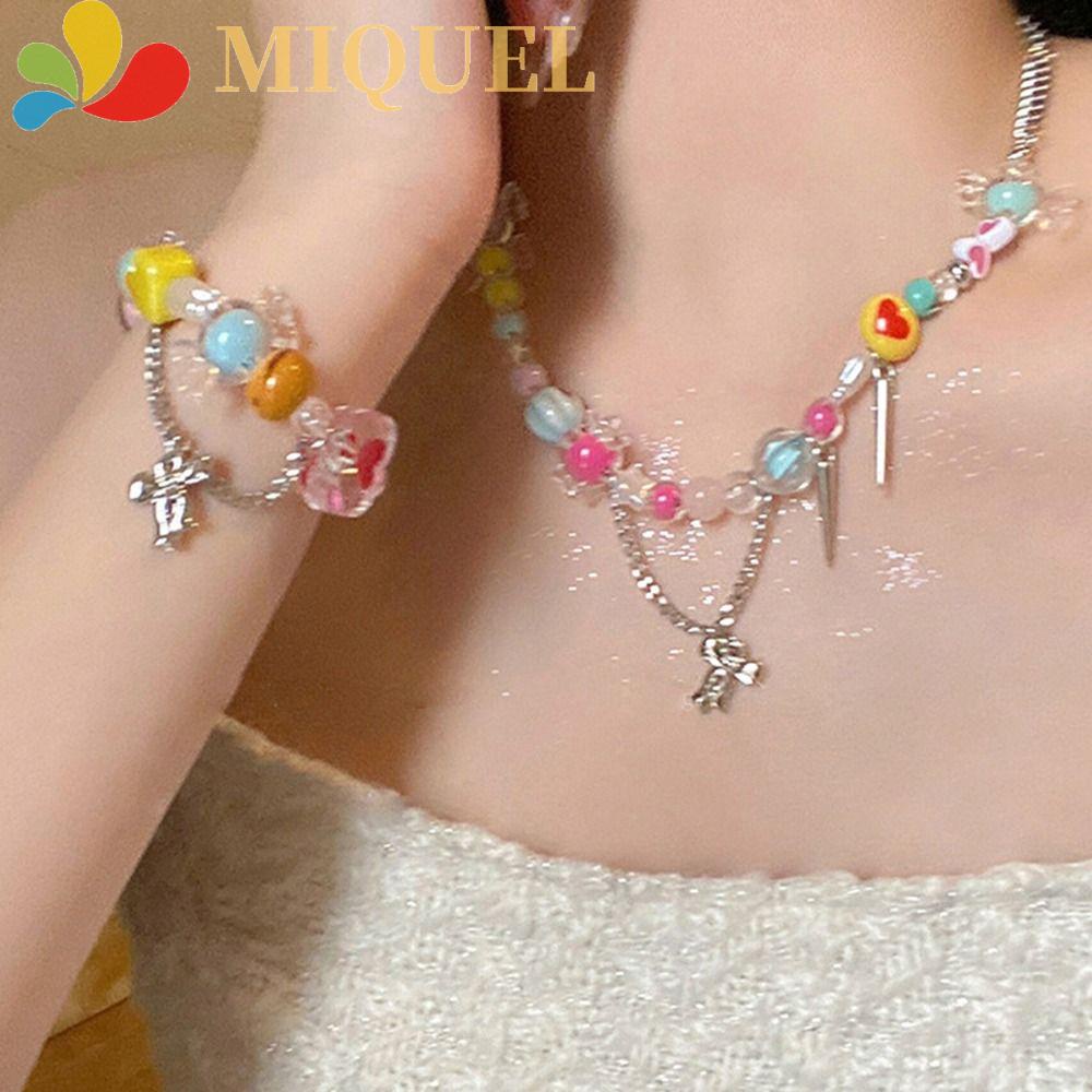 Vòng cổ Mặt Nơ Nhiều Màu Sắc Ngọt Ngào Cho Nữ