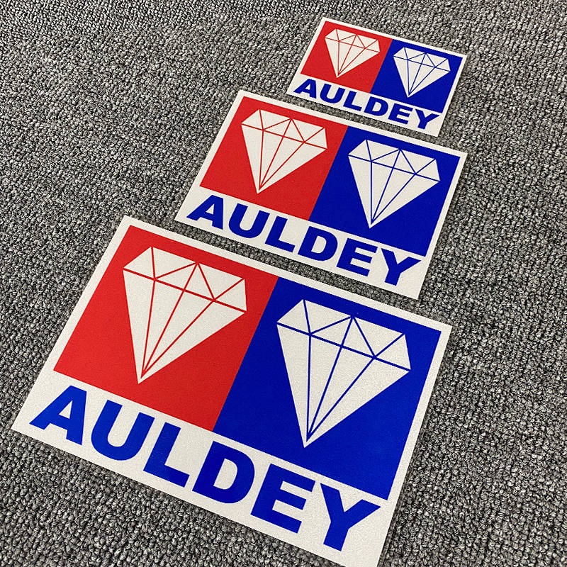 Auldey Bumper Stickers Let's &amp; Go Double Star Jdm Modified Tamiya Tamiya Tamiya Electric Car Stickers Bumper Stickers Paper Cover Scratches sQ3N