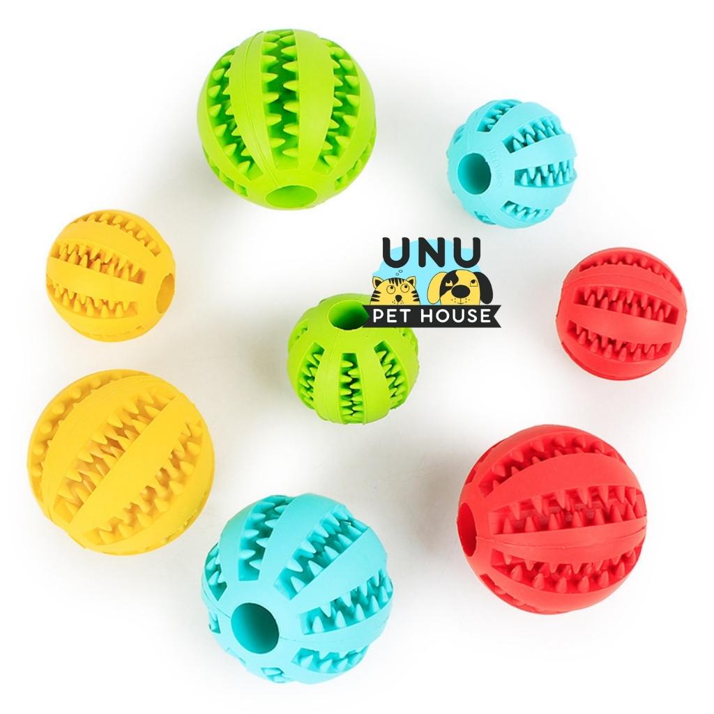 Đồ chơi cho chó gặm, bóng cao su gặm sạch răng an toàn cho thú cưng, đường kính 5cm – UNU Pet House