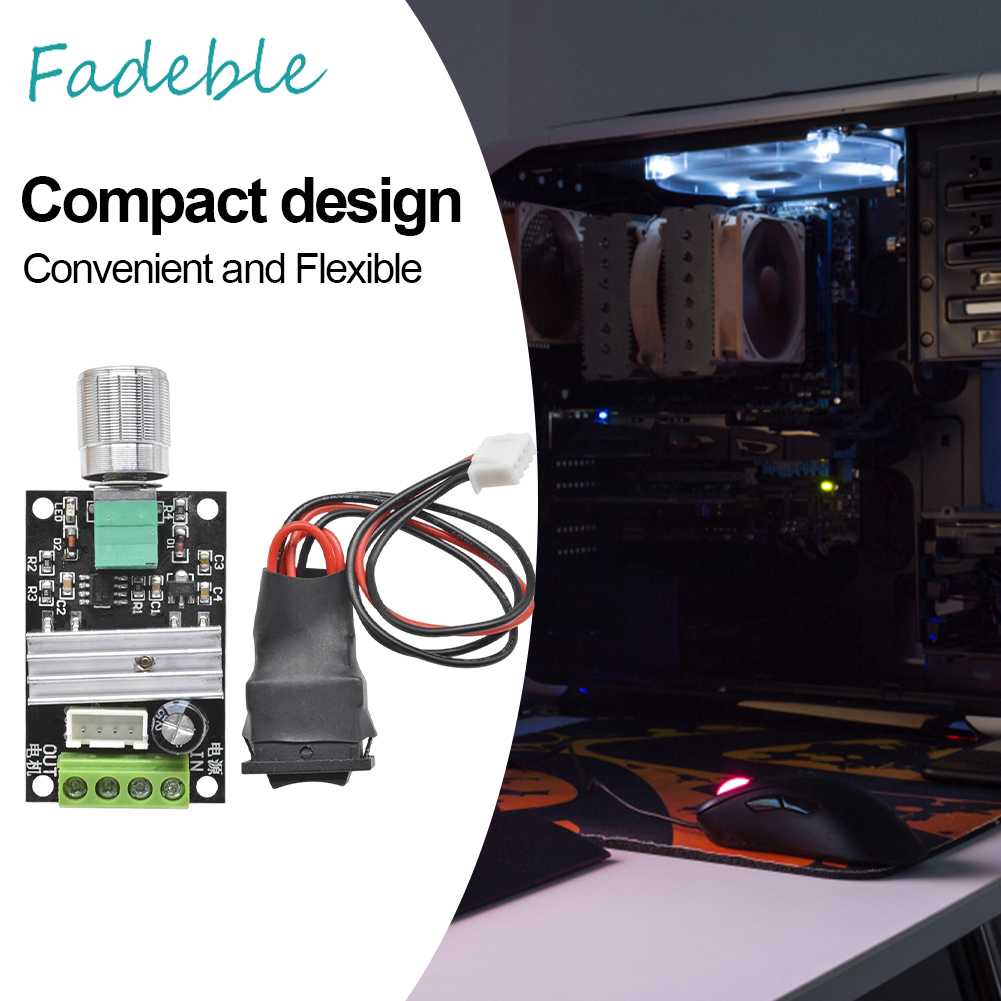 Công Tắc Điều Khiển Tốc Độ Động Cơ DC 6V 12V 24V 28V DC 3A