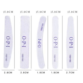 Dũa móng OPI độ nhám 100/180, dũa móng tự nhiên móng thật chuyên dụng