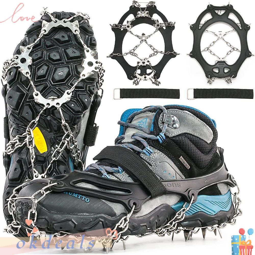 Vỏ Bọc Giày Đi Tuyết 24 Răng Chuyên Dụng Chất Lượng Cao