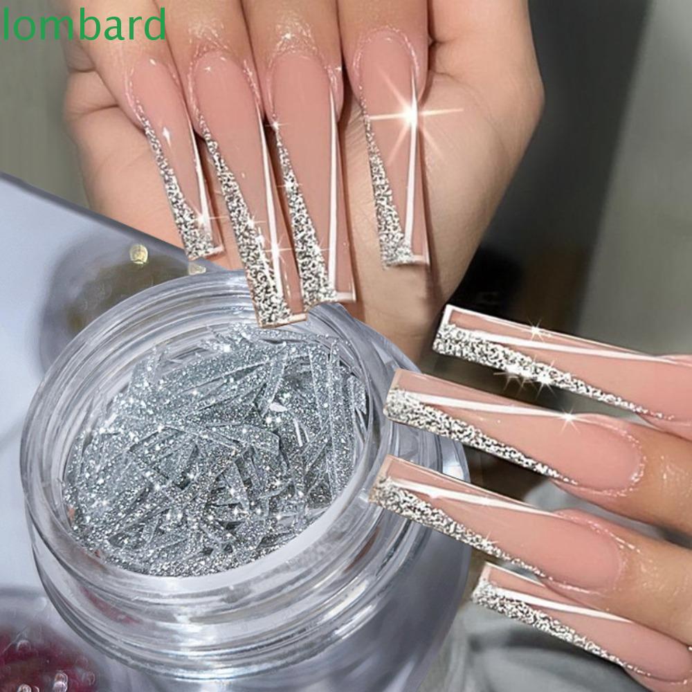 Giấy Foil Dán Móng Tay Lấp Lánh Thời Trang Phong Cách Nhật Bản