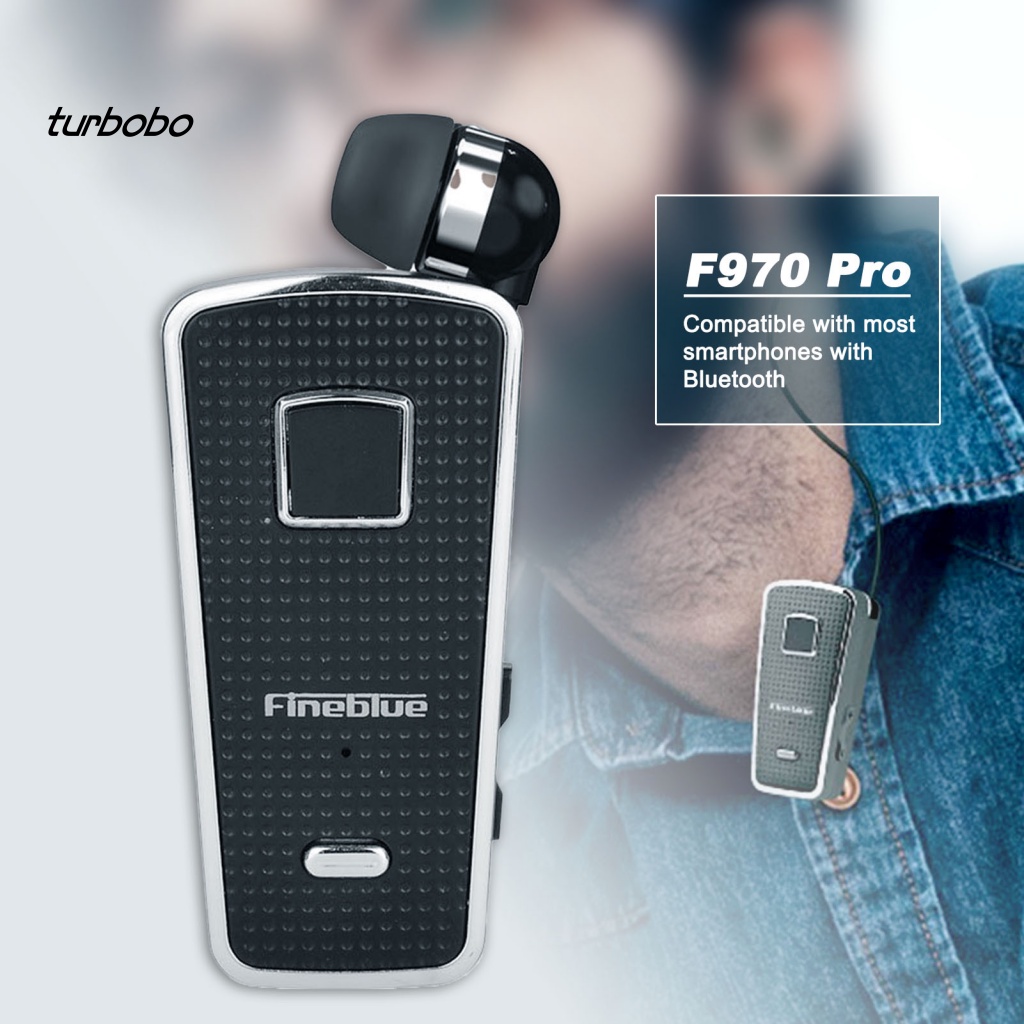 1 Tai Nghe Bluetooth 5.0 Không Dây Fineblue F970pro Dạng Kẹp Chất Lượng Cao