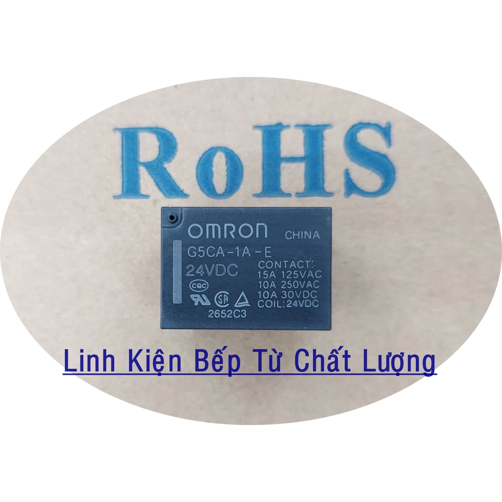 Rơ Le G5CA-1A-E 24VDC Relay 24V 10A 4 Chân Mới Chính Hãng OMROM 100%.