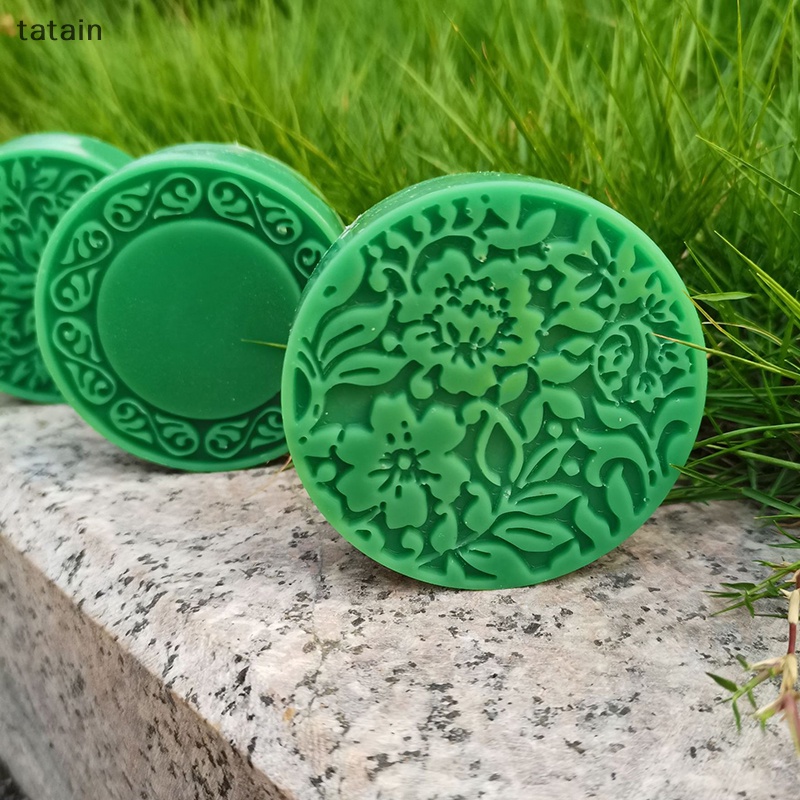 Khuôn Silicon Làm Xà Phòng / Sô Cô La Hình Hoa Tròn DIY