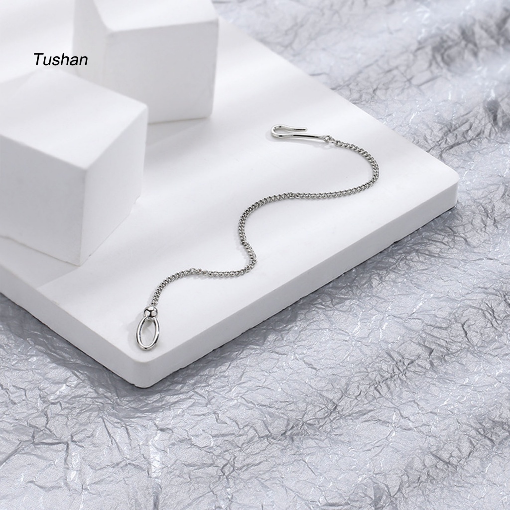 Vòng Đeo Tay Kiểu Dáng Hình Học Đơn Giản Chống Thất Lạc Thời Trang Cho Nữ