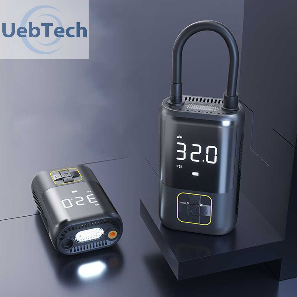 Máy Bơm Lốp Xe Điện Mini 4000mAh 150PSI Type-C USB