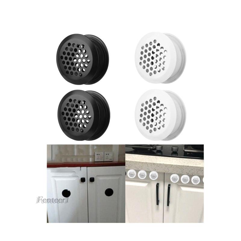 [Fenteer1] Bộ Tản Nhiệt Dạng Lưới Tròn Lỗ Thông Hơi Cà Phê Cho Ống Xả Nhiệt Và Ống Xả